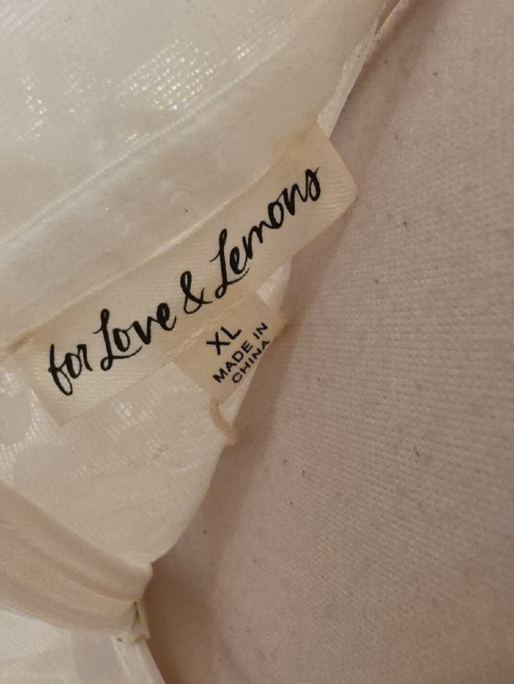 For Love & Lemons White Strapless corset  Tulle high low dress. Size XL NWTS - Picture 11 of 16